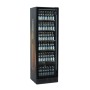 TEFCOLD - Armoire à boisson noire 347 L - 1 porte vitrée sans cadre