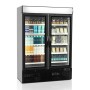 TEFCOLD - Vitrine noire vitrée positive 1079 L 2 portes