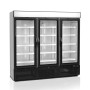 TEFCOLD - Vitrine positive noire 1657 L 3 portes vitrées