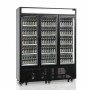 TEFCOLD - Vitrine positive noire 825 L 3 portes cadre aluminium