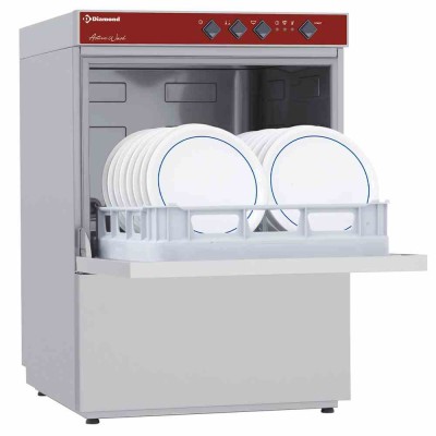 DIAMOND - Ensemble lave-vaisselle 40 paniers/heure avec soubassement fermé
