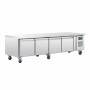 POLAR - Soubassement réfrigéré positif 4 portes compatible GN 1/1
