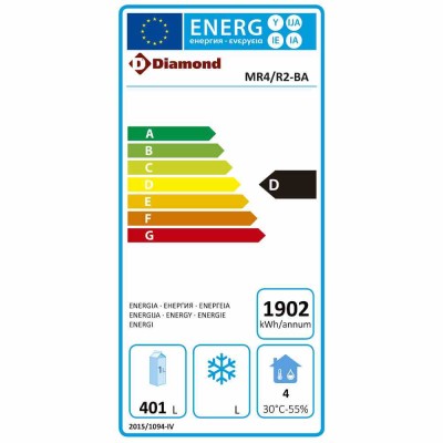 DIAMOND - Table frigorifique, ventilé, 4 portes GN 1/1 (550 Litres)