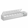 POLAR - Saladette réfrigérée avec couvercle, capacité 7 GN 1/4