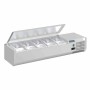 POLAR - Saladette réfrigérée avec couvercle, capacité 5 GN 1/4