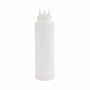 VOGUE - Bouteille souple transparente 3 embouts 908ml