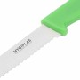 HYGIPLAS - Couteau à tomates denté vert 100 mm