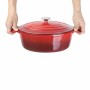 VOGUE - Grande cocotte ovale rouge 6L