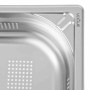 VOGUE - Bac inox 18/10 perforé GN 1/1 100 mm