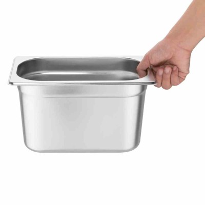 VOGUE - Bac Gastronorme inox GN 1/4 150 mm 