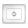 VOGUE - Couvercle GN 2/1 inox double 