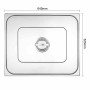 VOGUE - Couvercle GN 2/1 inox double 