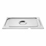 VOGUE - Couvercle inox GN1/1 avec encoche 