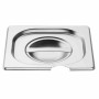VOGUE - Couvercle inox GN1/6 avec encoche 