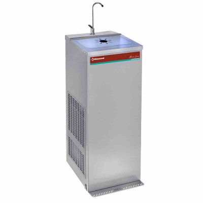 DIAMOND - Fontaine d'eau réfrigérée à pédale inox 35 L/h