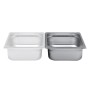 L2G - Bac gastro inox, capacité GN 1/2 hauteur 200 mm