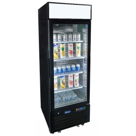ATOSA - Vitrine positive avec bandeau lumineux 1 porte