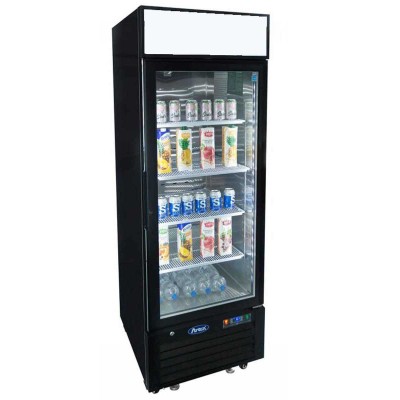 ATOSA - Vitrine positive avec bandeau lumineux 1 porte