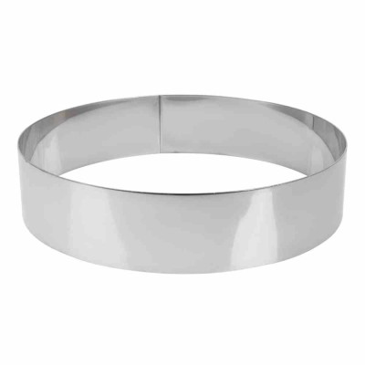 DE BUYER - Cercle à mousse inox 200 x 45mm
