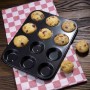 VOGUE - Plaque antiadhésive de mini moules à muffins 