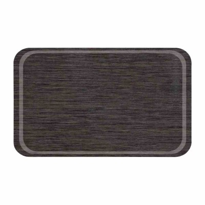 ROLTEX - Plateau rond en mélamine GN1/1 antidérapant 530 x 325 mm wengé