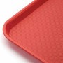 OLYMPIA - Plateau self-service Kristallon rouge 450 x 350 mm
