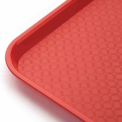 OLYMPIA - Plateau self-service Kristallon rouge 450 x 350 mm