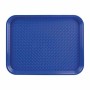 OLYMPIA - Plateau self-service Kristallon bleu 450 x 350 mm