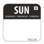 VOGUE - Etiquettes jours de la semaine et distributeur 