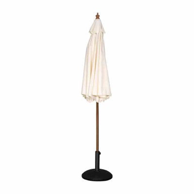 BOLERO - Parasol rond écru 3m