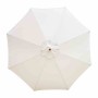 BOLERO - Parasol rond écru 3m