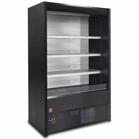 DIAMOND - Vitrine murale 1800 mm libre service noire