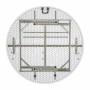 BOLERO - Table ronde pliable au centre blanche 