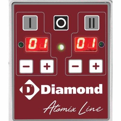 DIAMOND - Pétrin à spirale automatique tête relevable cuve amovible 42 L