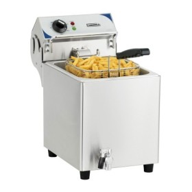 CASSELIN - Friteuse électrique professionnelle 7 L robinet de vidange