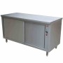 DIAMOND - Table sur armoire chauffante P. 700 mm L. 1600 mm