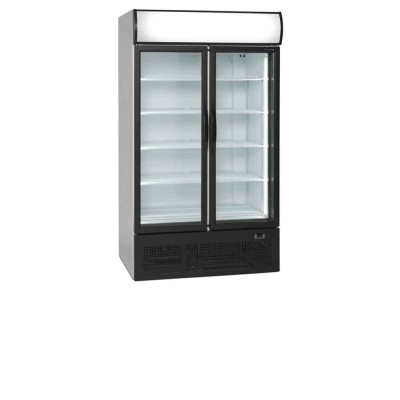 TEFCOLD - Armoire à boissons 2 portes battantes bandeau lumineux 875 L