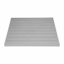 BOLERO - Plateau de table carré en aluminium gris clair 700 mm
