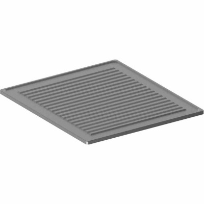 DIAMOND - Plaque rainurée inox 1 brûleur