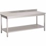 GASTRO M -  Table inox avec étagère basse P. 700 mm L. 2000 mm
