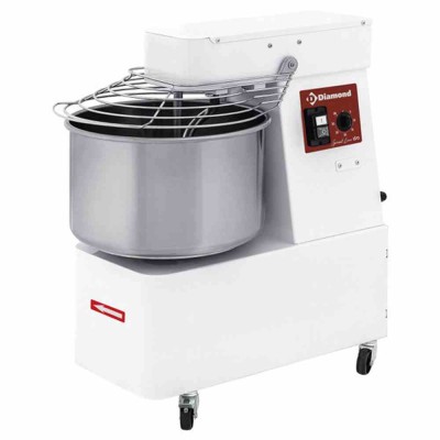 DIAMOND - Pétrin à spirale tête et cuve fixes 1 vitesse 10 L