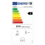 LIEBHERR - Armoire positive carrosserie époxy noir 1 porte 377 L
