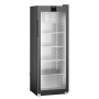 LIEBHERR - Armoire positive époxy noir porte vitrée 347 L