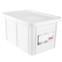 GILAC - Bac HACCP 55 L rectangulaire + couvercle - blanc 
