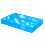 GILAC - Caisse ajourée 600 x 400 x 90 mm 15 L - bleu