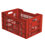 GILAC - Caisse ajourée 550 x 360 x 290 mm 45 L - brique
