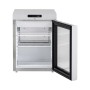 G+ GRAM PROFESSIONAL - Table top positif porte vitrée inox 128 L