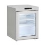 G+ GRAM PROFESSIONAL - Table top positif porte vitrée inox 128 L