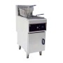 CUISTANCE - Friteuse électrique sur coffre en inox 1 cuve 28 L