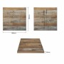 BOLERO - Plateau de table carré effet bois vieilli - 60 cm